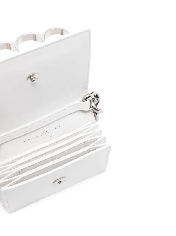 Alexander McQueen Four Ring Mini chain-strap Bag - Farfetch