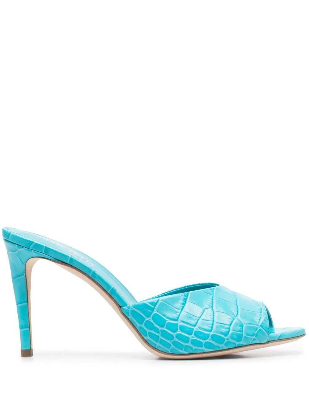 

Paris Texas open toe mules - Blue