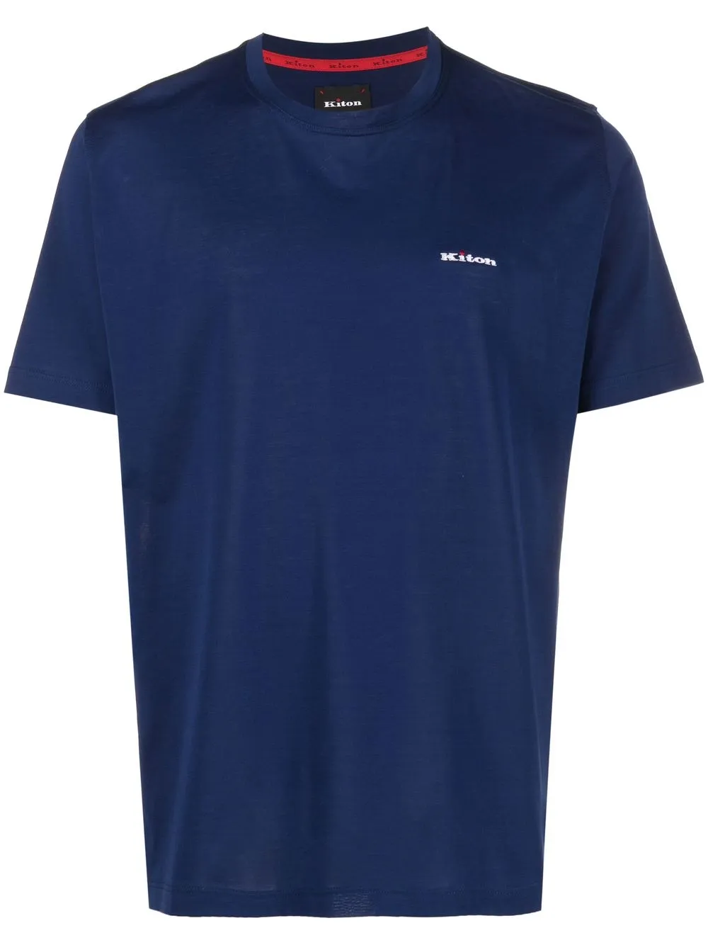 

Kiton playera con logo estampado - Azul