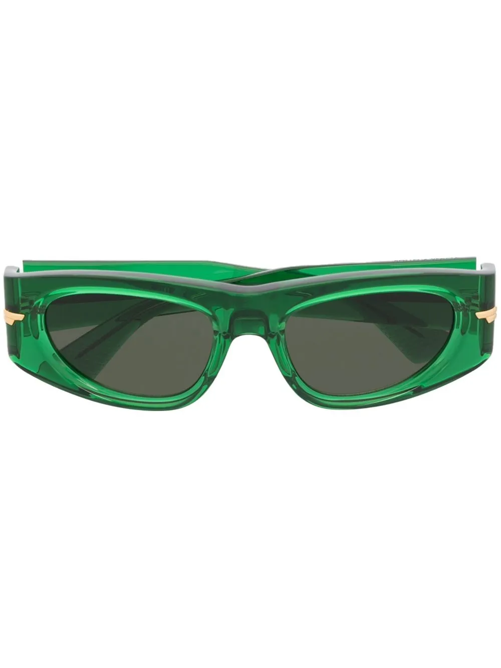 

Bottega Veneta Eyewear lentes de sol con aramzapon cat eye slim - Verde