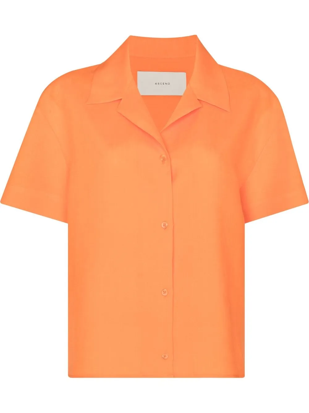 

Asceno camisa con botones - Naranja