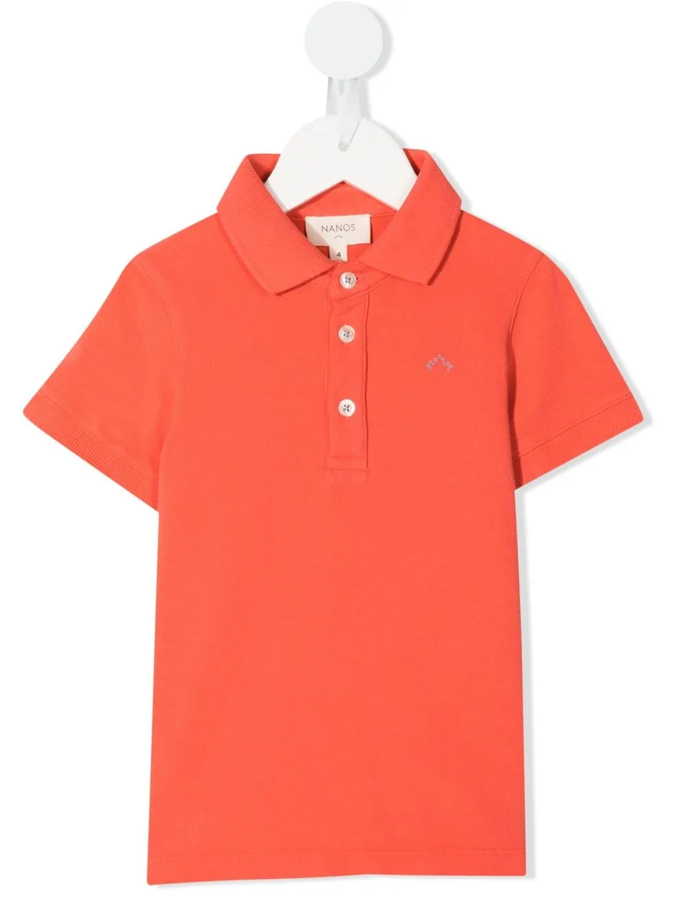 

NANOS playera tipo polo con logo bordado - Rojo