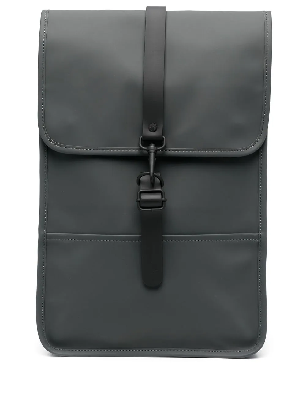 

Rains two-tone buckle-detail backpack - Grey