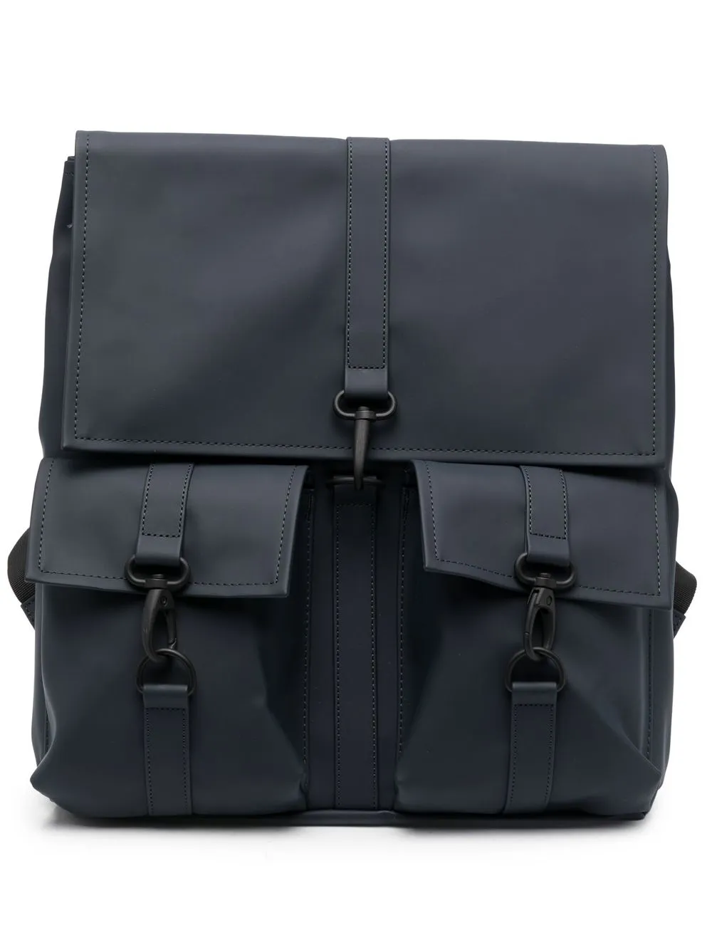 Rains Double Strap Backpack In Navy