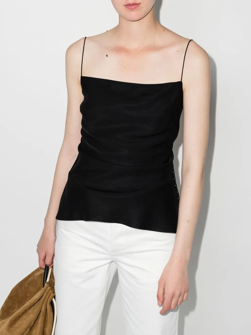 St. Agni square-neck Camisole Top - Farfetch