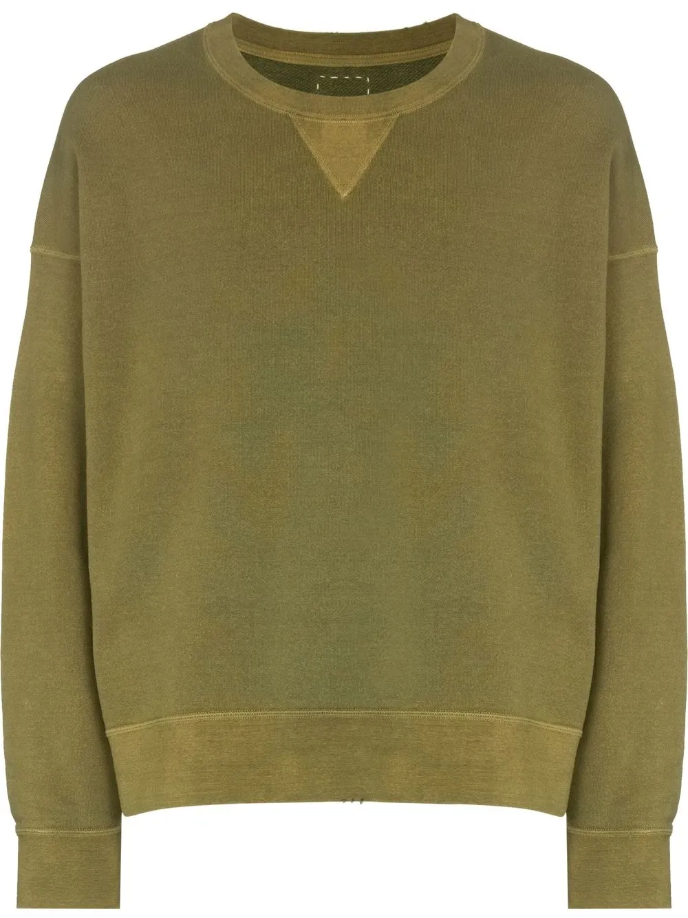 

visvim sudadera con cuello redondo - Verde