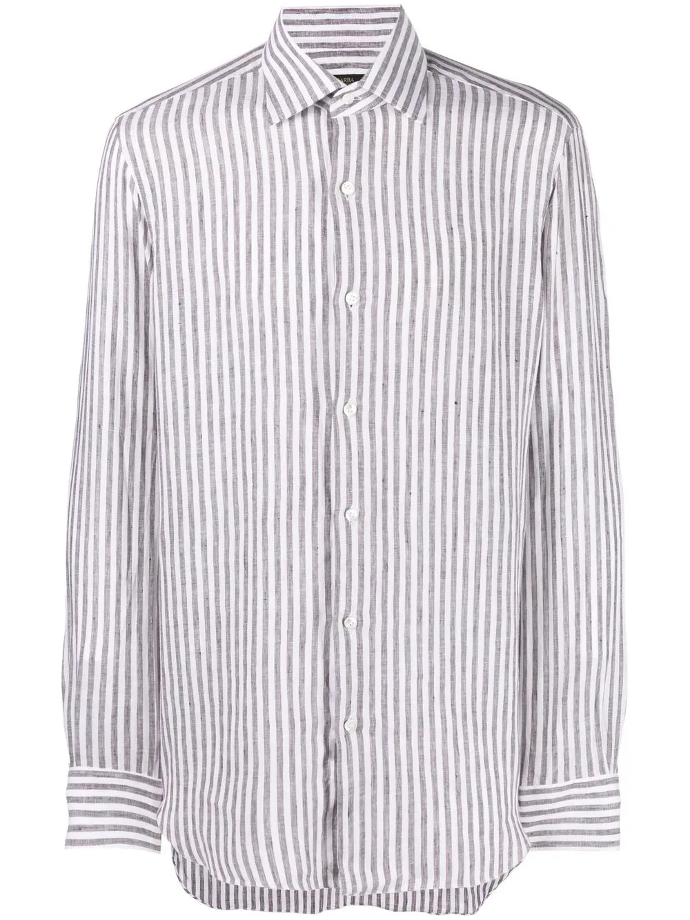 

Barba stripe-pattern shirt - White