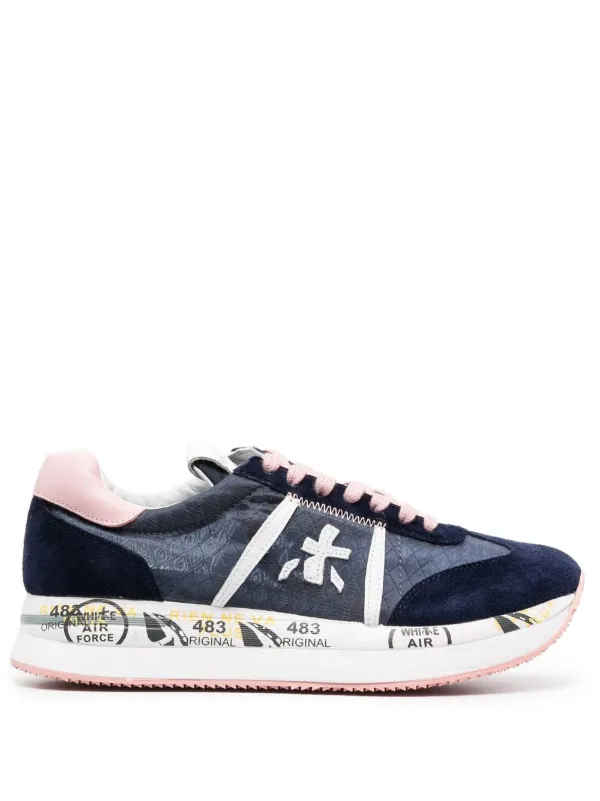 Premiata Conny logo-patch Sneakers - Farfetch