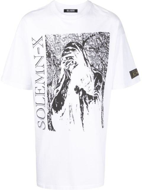 Raf Simons Solemn X oversized graphic-print T-shirt