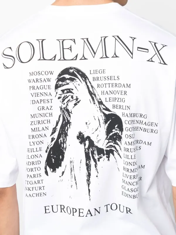 Raf Simons Solemn X Oversized graphic-print T-shirt - Farfetch