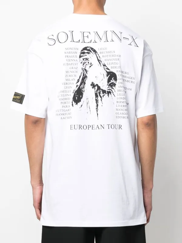 Raf Simons Solemn X Oversized graphic-print T-shirt - Farfetch