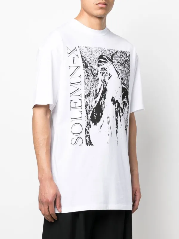 Raf Simons Solemn X Oversized graphic-print T-shirt - Farfetch