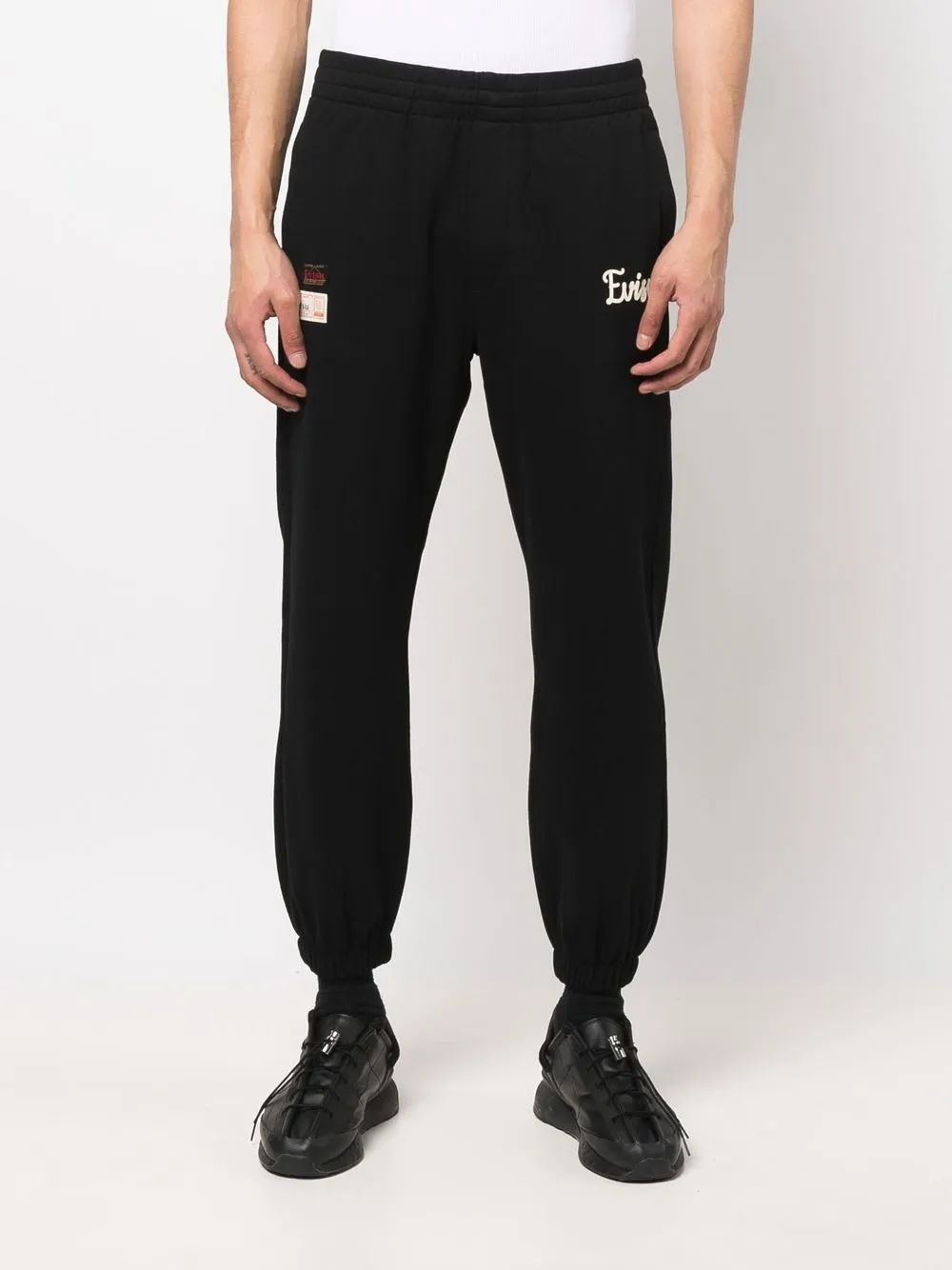 evisu logo刺绣运动裤 图 3