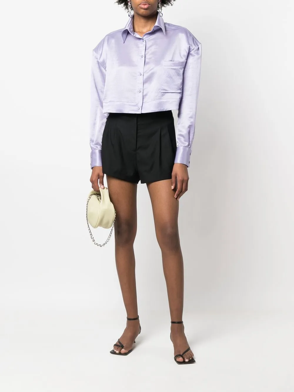 Almaz Cropped button-up Shirt - Farfetch