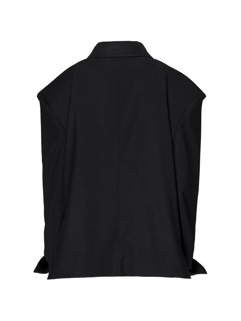  Almaz Doppelreihiger Oversized Blazer   Schwarz 