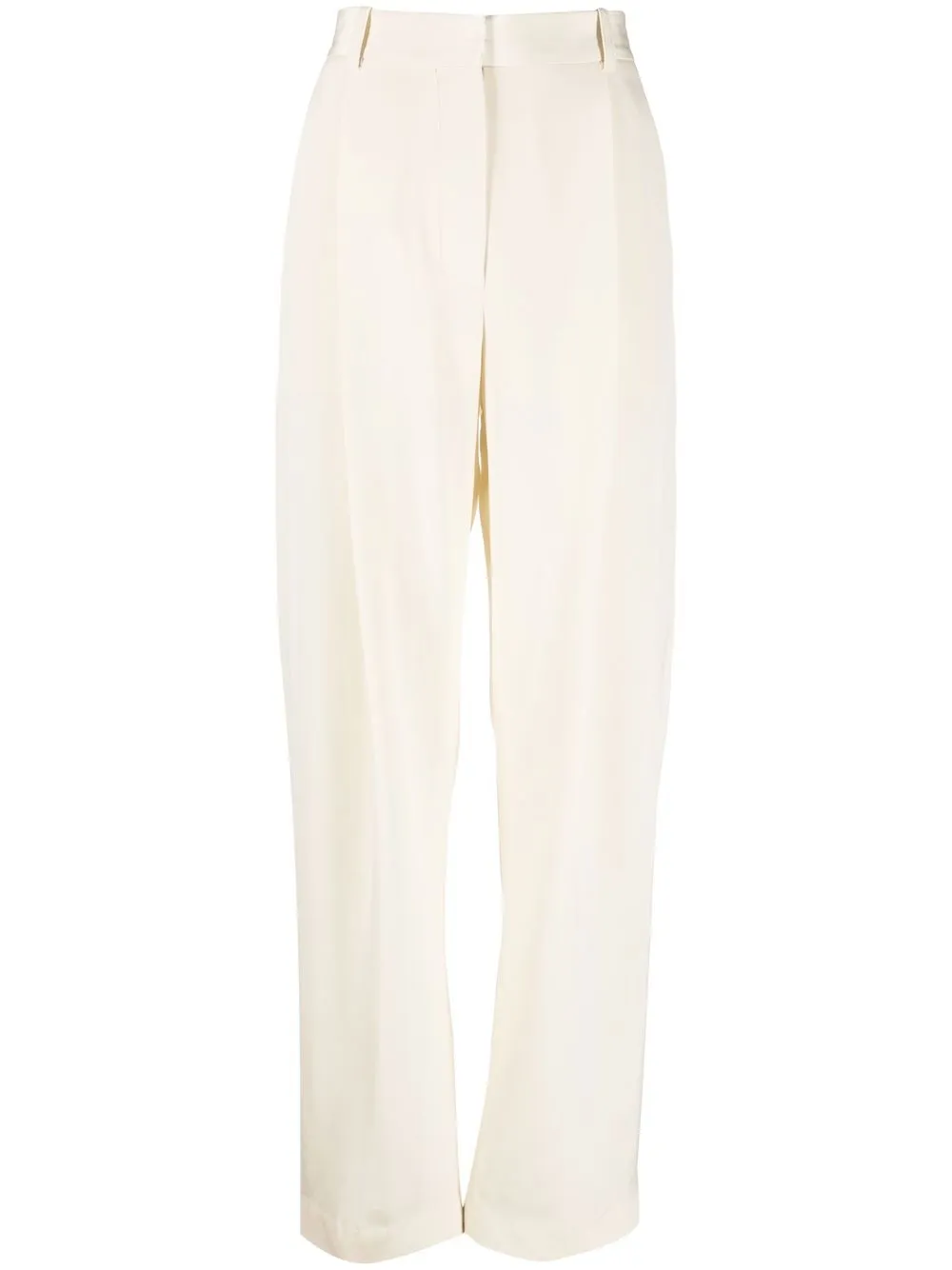 

Victoria Beckham pantalones rectos - Neutro