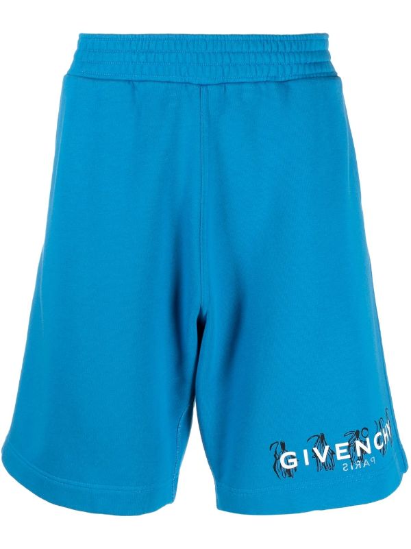 Givenchy x Josh Smith Logo Print Shorts - Farfetch