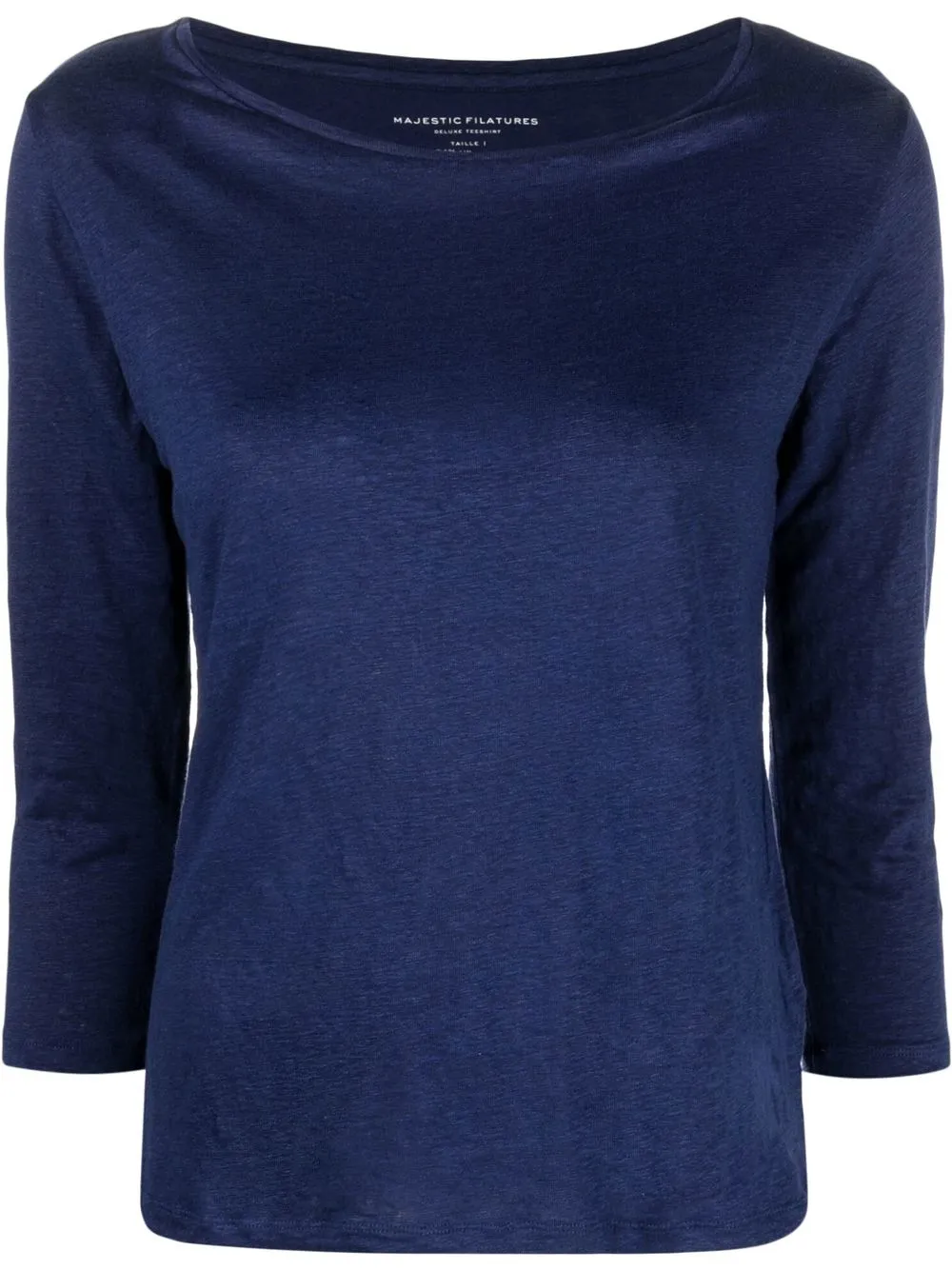 

Majestic Filatures crop-sleeve T-shirt - Blue