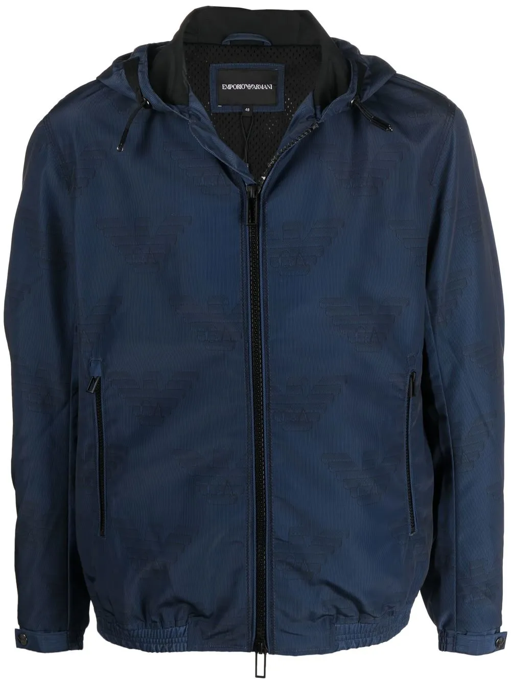 Emporio Armani Logo-print Hooded Jacket 