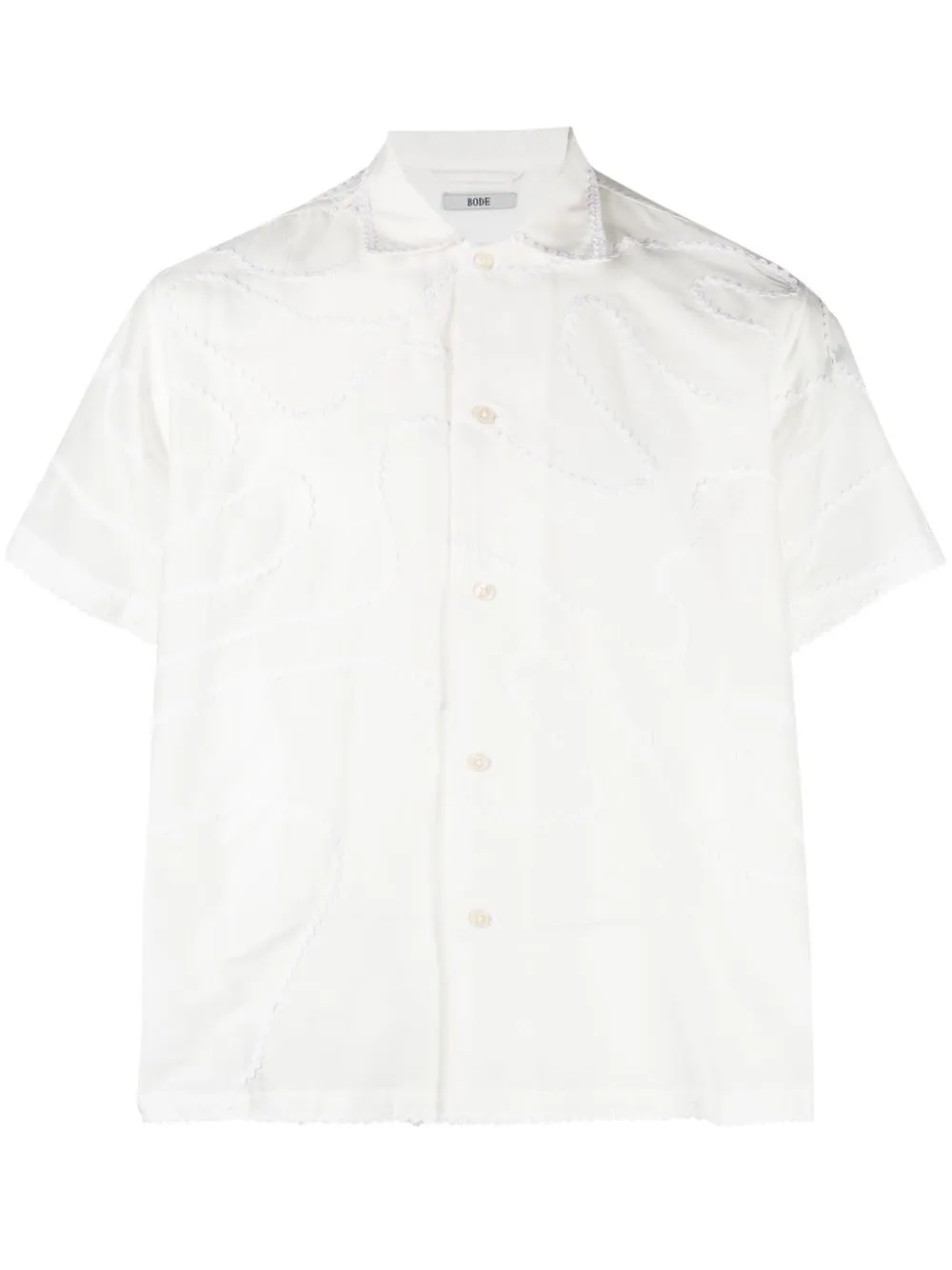 

BODE camisa con apliques - Blanco