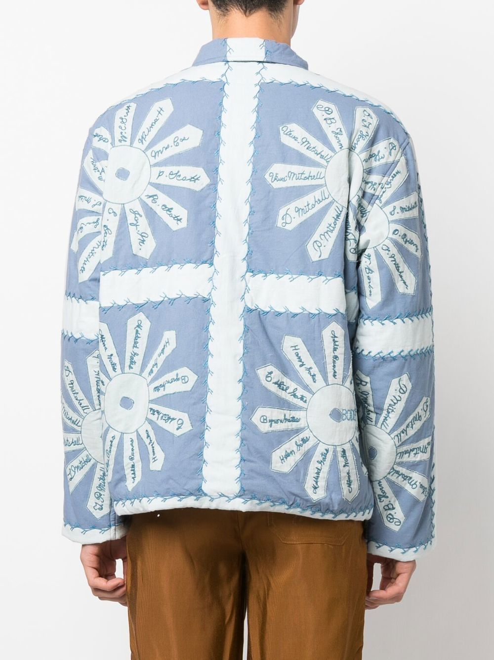 BODE floral-appliqué Workwear Shirt Jacket - Farfetch
