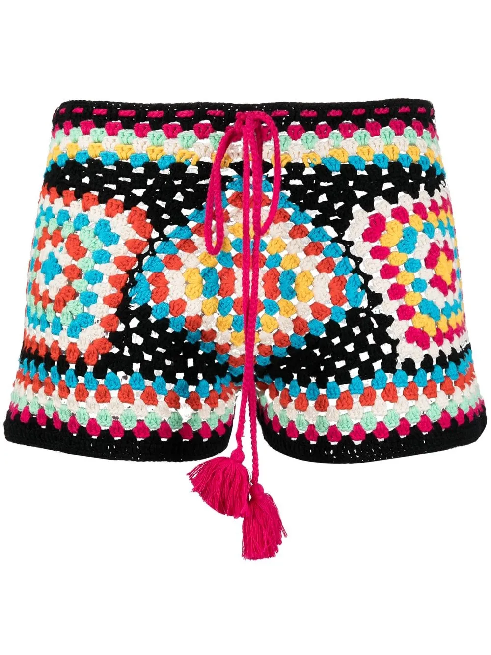 

MC2 Saint Barth shorts de crochet - Negro