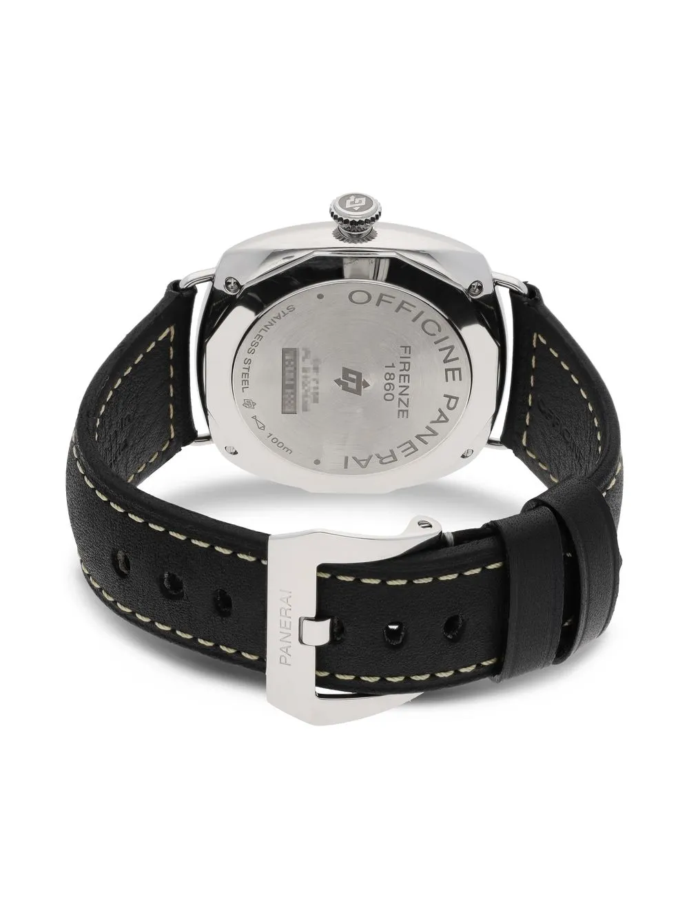 Pre-owned Panerai Radiomir Due Gmt Black Seal 45mm