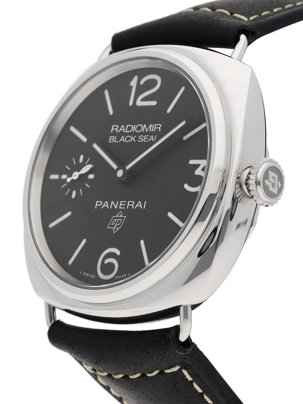 Pre-owned Panerai Radiomir Due Gmt Black Seal 45mm