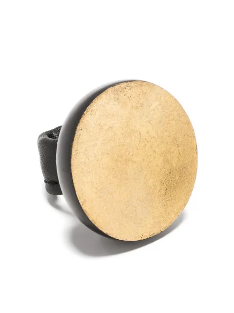 Monies oversized wooden circle ring
