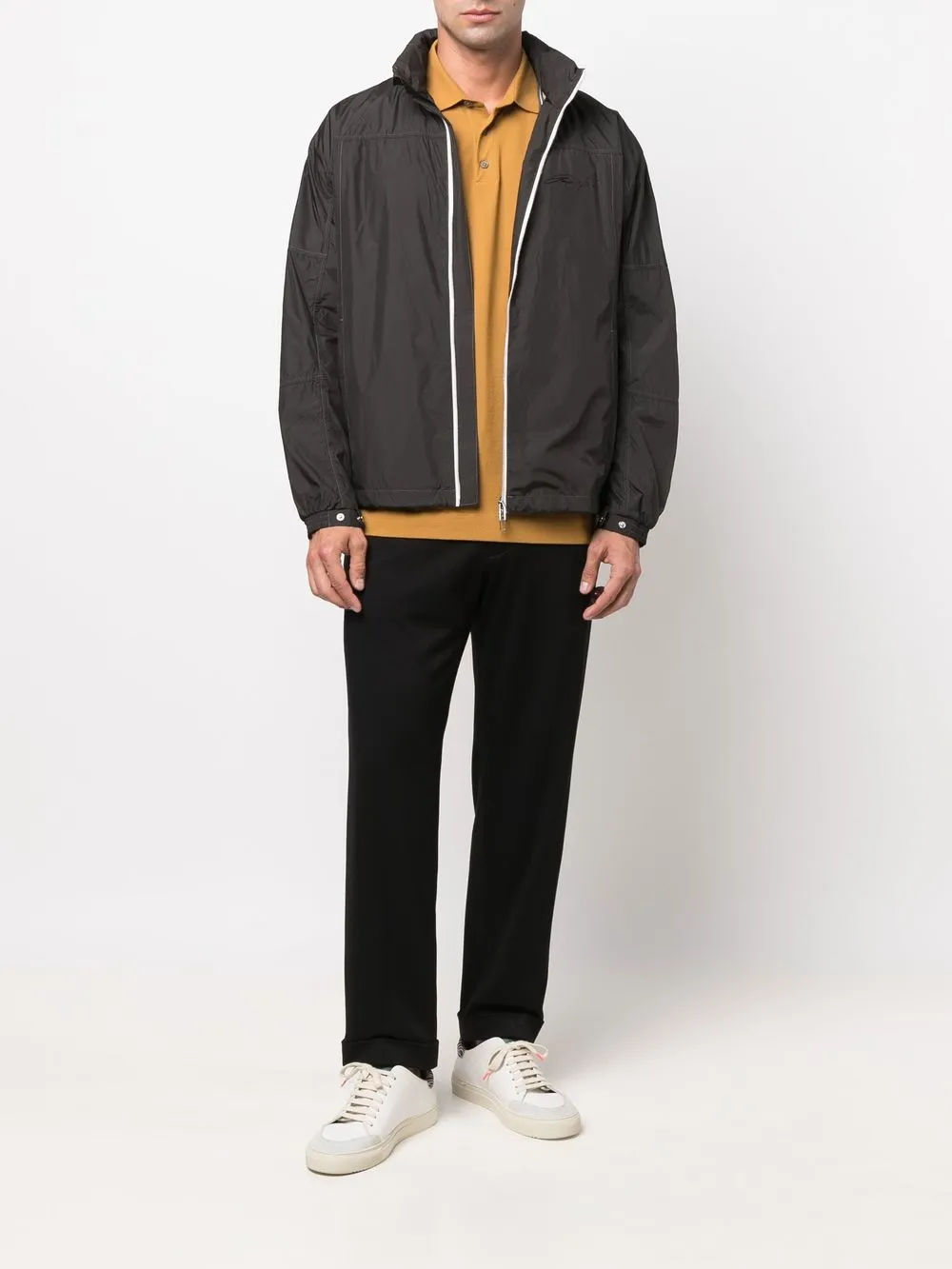 Emporio Armani Jack met logoprint - Zwart