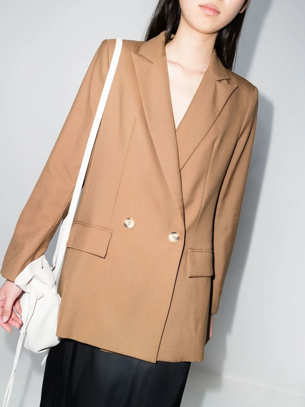 ST. AGNI PEAK LAPELS DOUBLE-BREASTED BLAZER