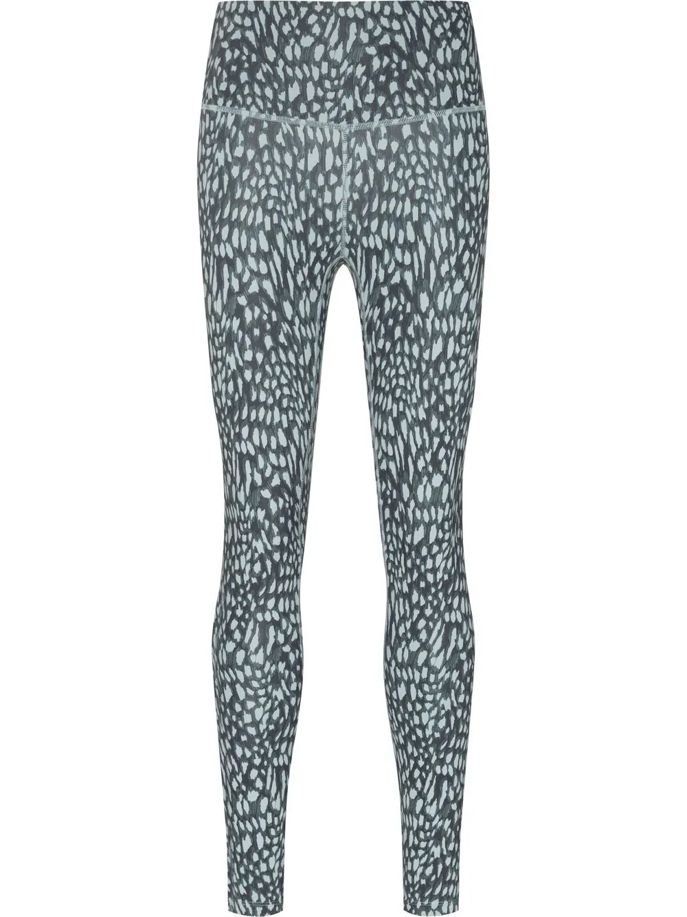 Varley Let's Move Animal Print 7/8 Leggings In Nude