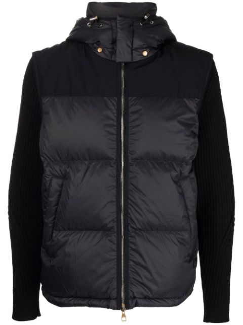 Dunhill zip-up padded coat 