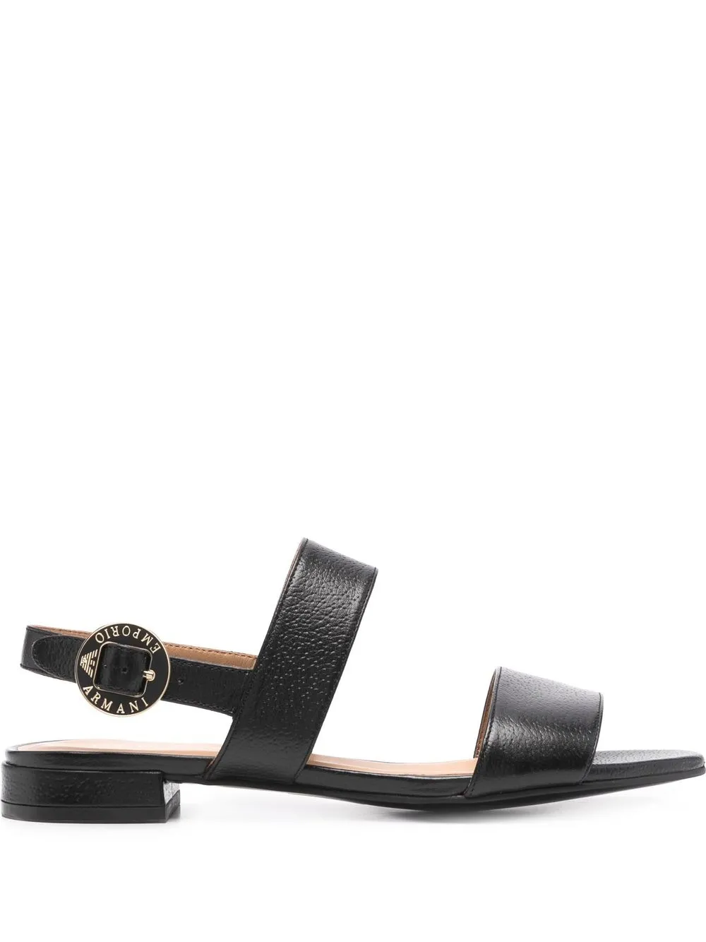 

Emporio Armani sandalias con tiras - Negro