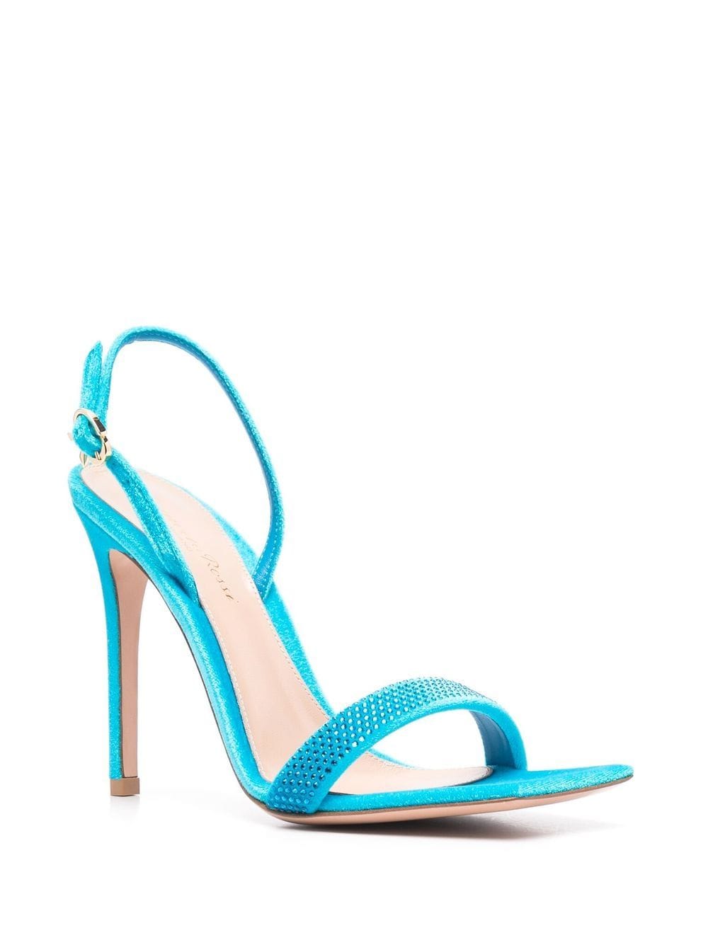 Shop Gianvito Rossi Britney 105mm Sandals In Blue