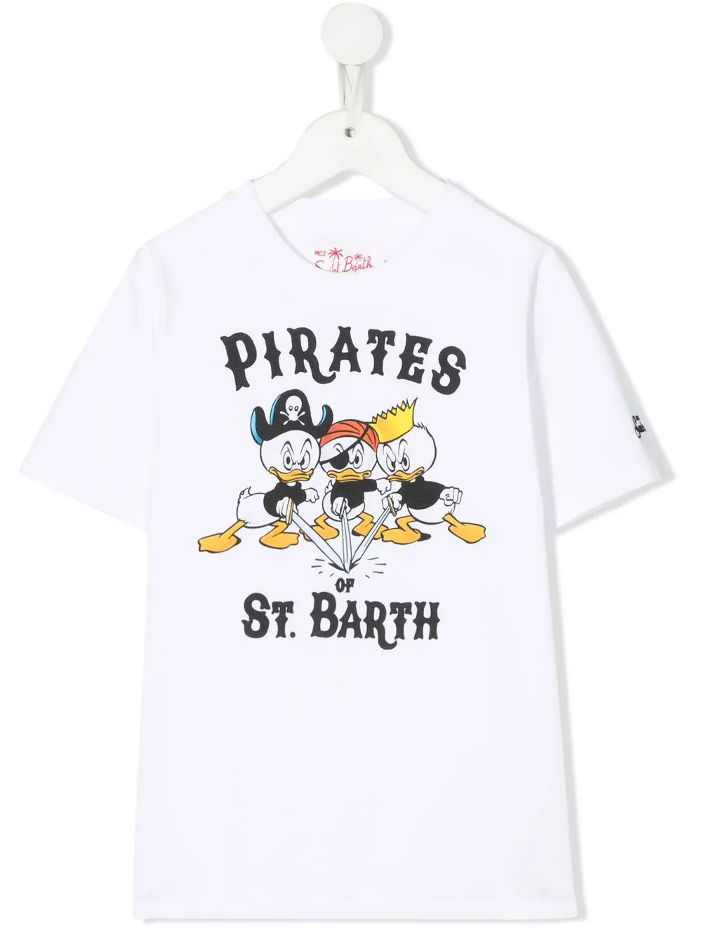 

MC2 Saint Barth Kids playera con dibujo estampado - Blanco