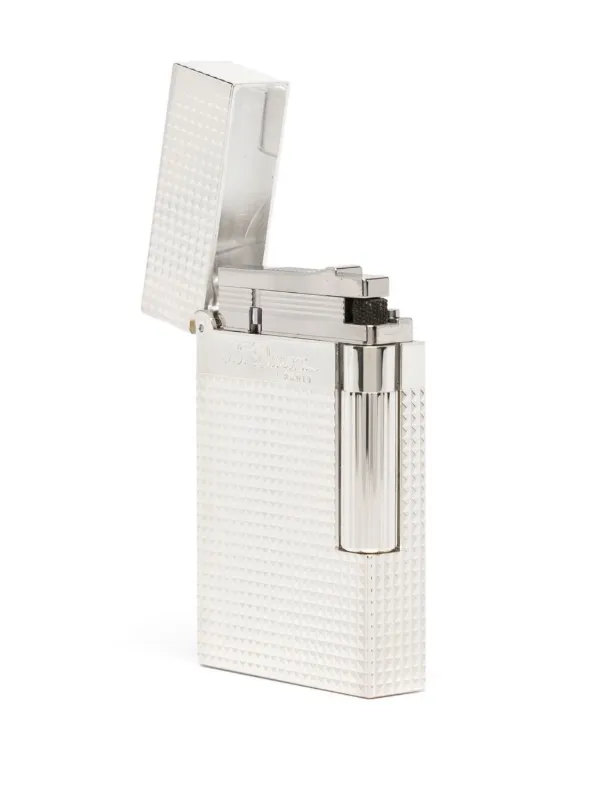 S.T. Dupont ロゴ ライター | シルバートーン | FARFETCH JP