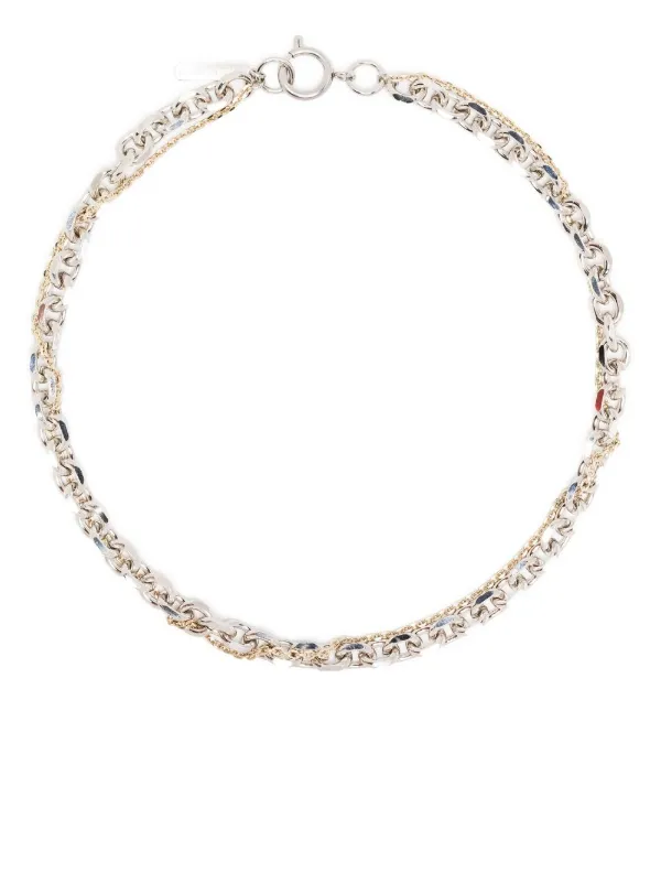 Justine Clenquet チェーンのレイヤードブレスレット Justine Clenquet レイヤード チェーンブレスレット | ゴールド