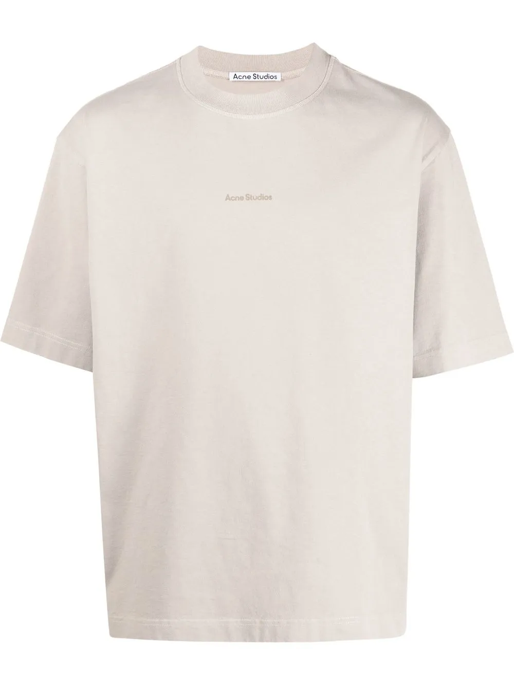 

Acne Studios logo-print cotton T-shirt - Grey