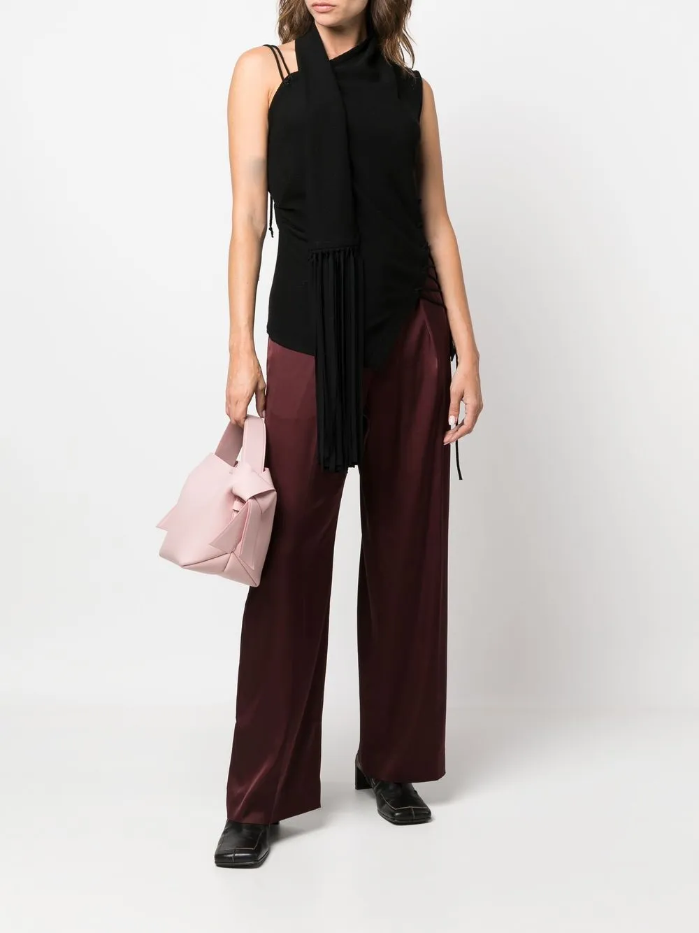 Acne Studios High waist broek - Rood