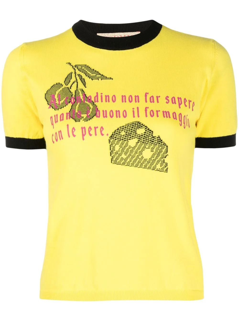 

CORMIO playera Pear Wisdom - Amarillo