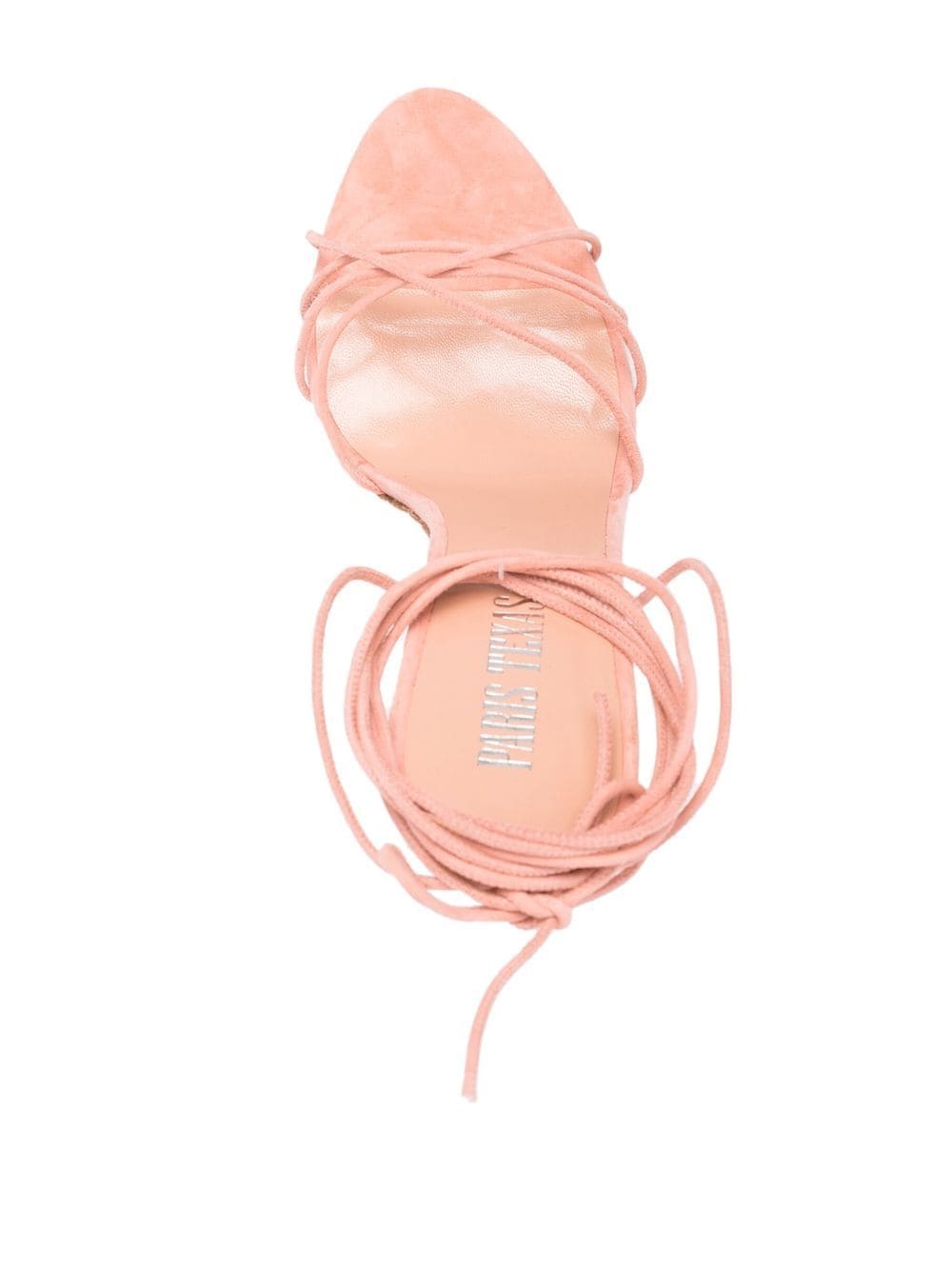 Shop Paris Texas 105mm Nicole Lace-up Sandal In Pink
