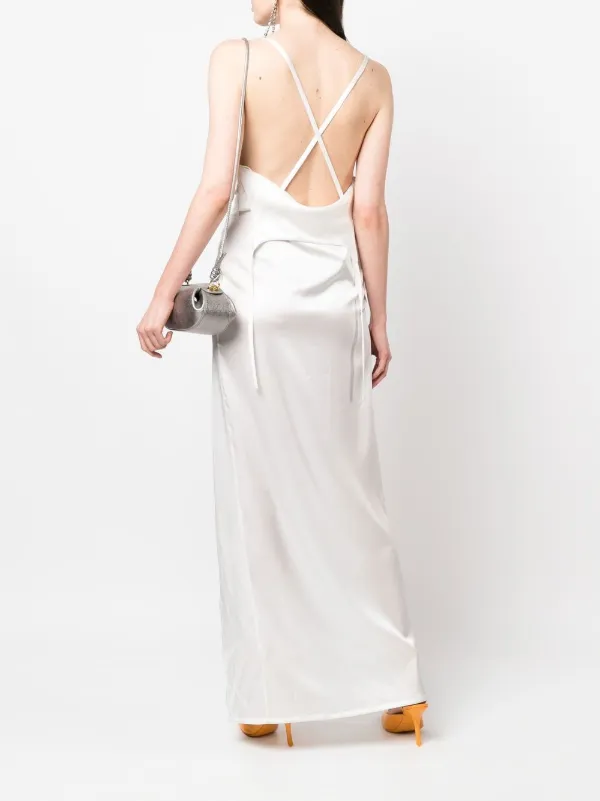 Almaz Backless Silk Maxi Dress - Farfetch