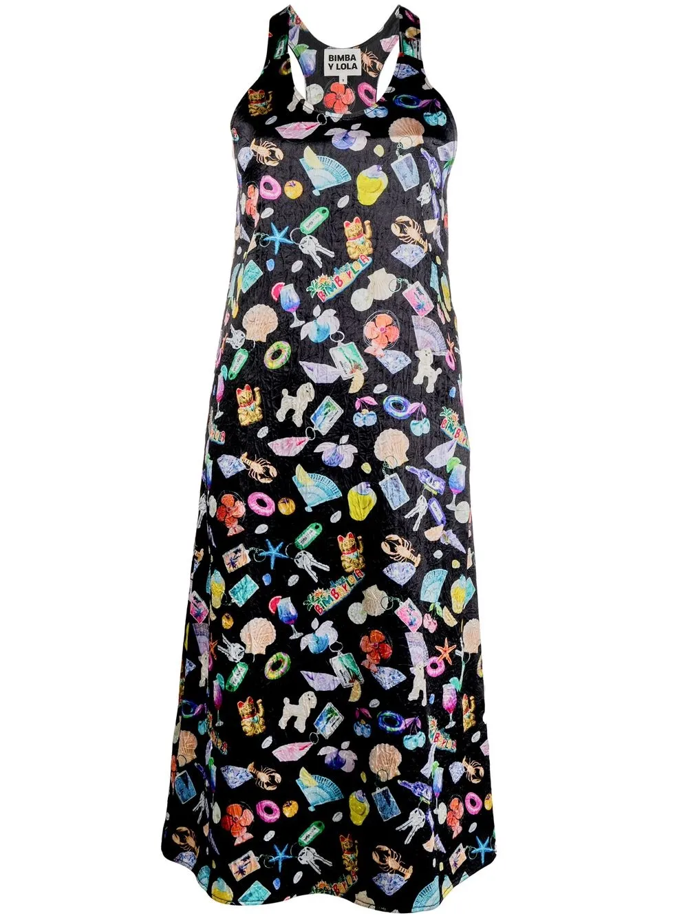 

Bimba y Lola vestido con estampado gráfico - Negro