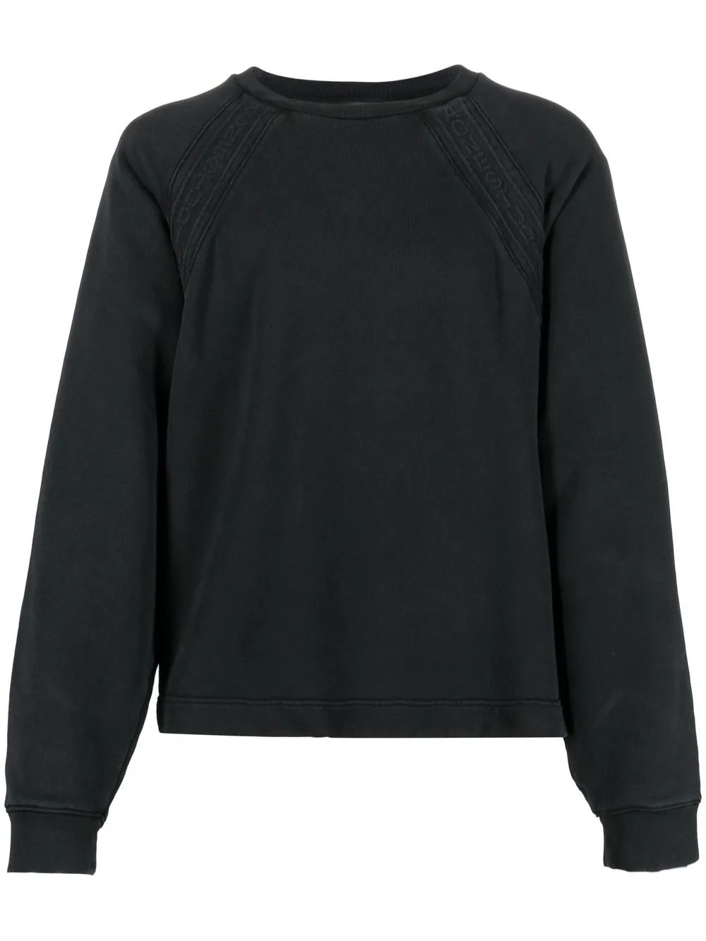 

Acne Studios sudadera con ribete del logo - Negro