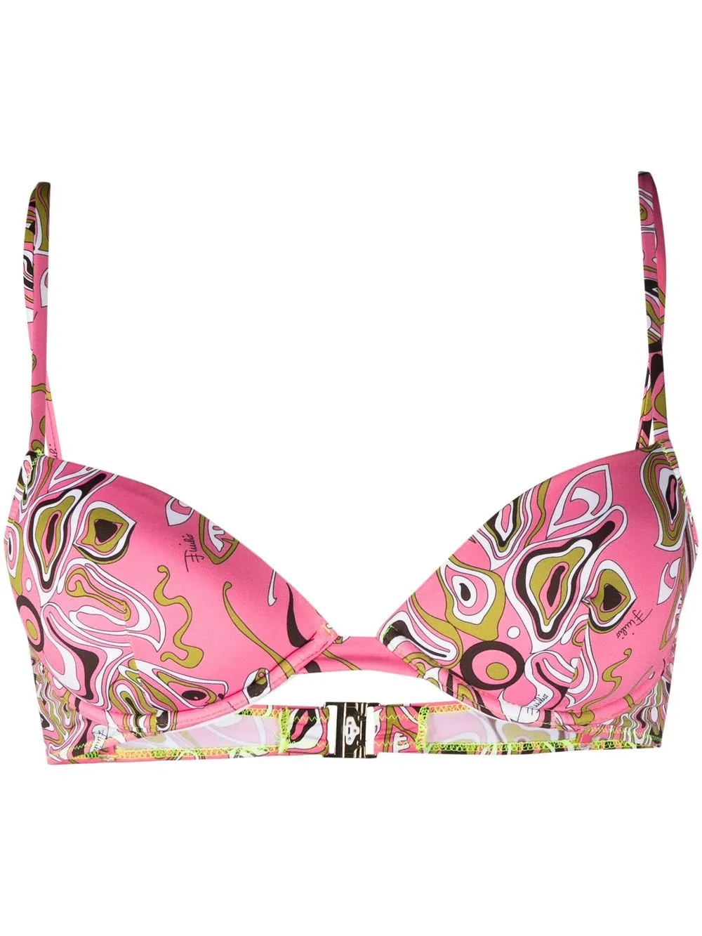 

PUCCI top de bikini con estampado Africana - Rosado