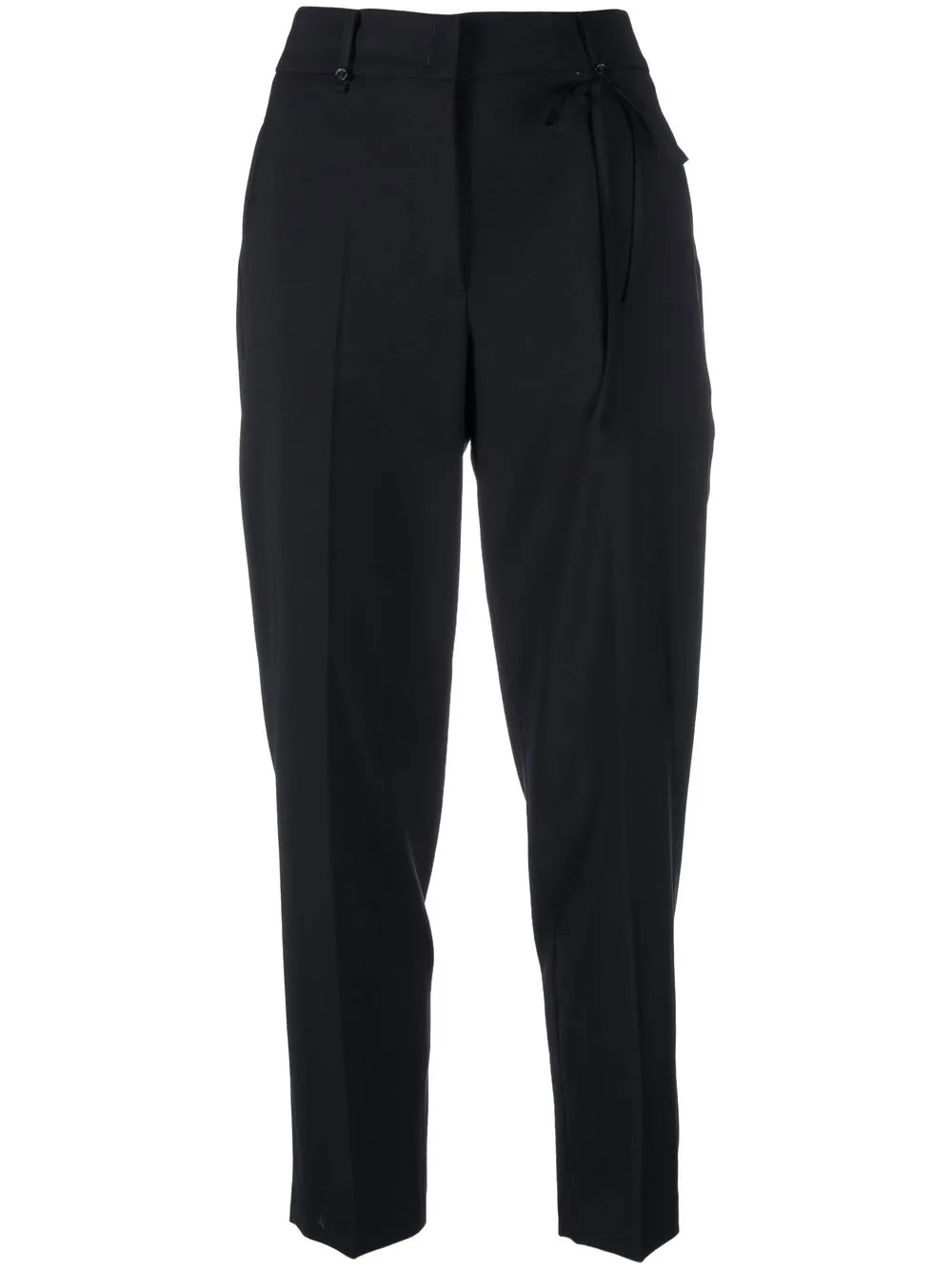 Seventy high-waisted cropped tailored trousers | Blue | Image 1