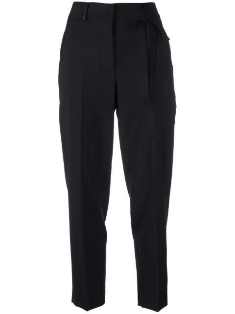 Seventy high-waisted cropped tailored trousers