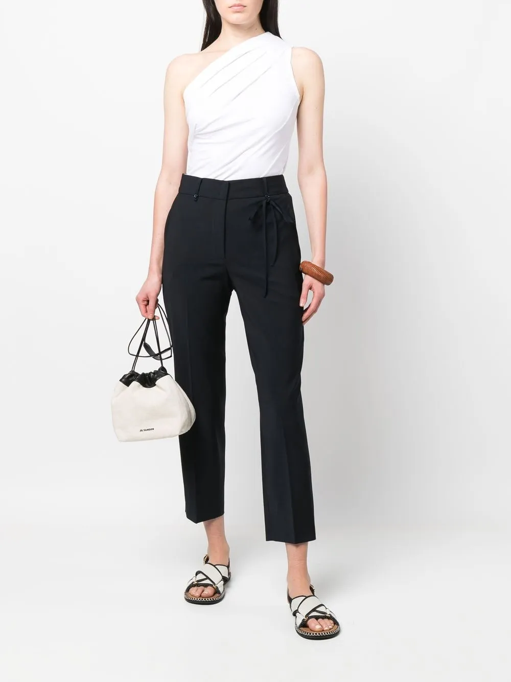 Seventy Cropped pantalon - Blauw