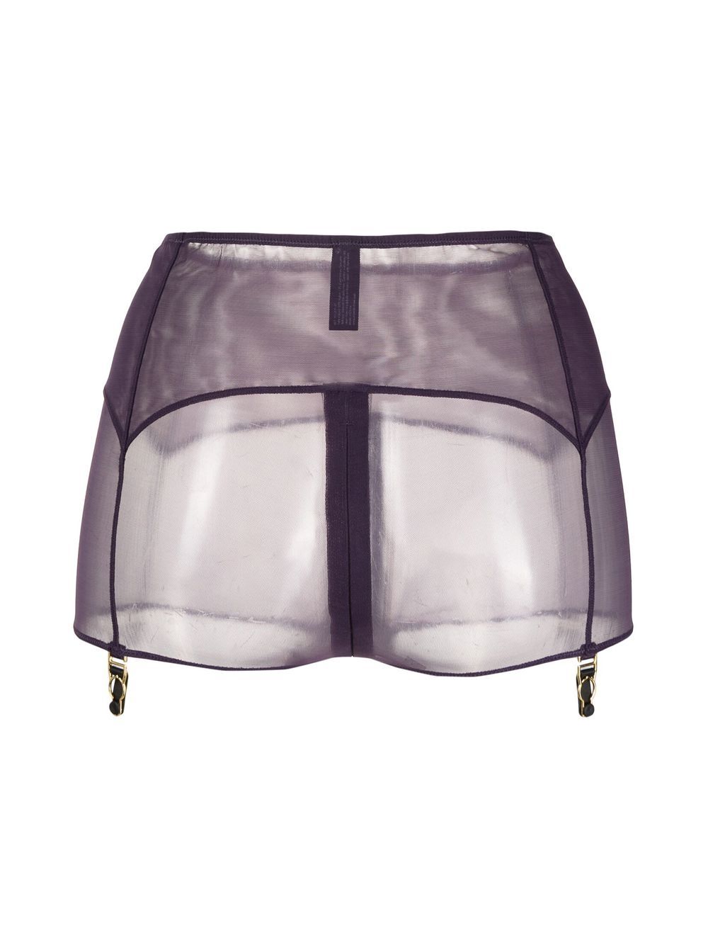 Maison Close Shorts met rits - Paars